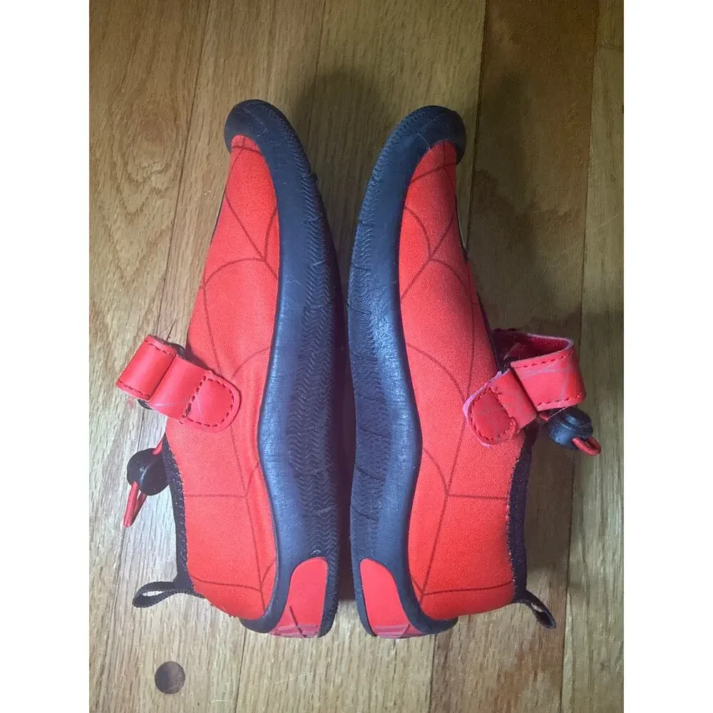 Spider-Man Water Shoes Toddler Boys Sz 11/12 Marvel Ground Up Quick Dry
